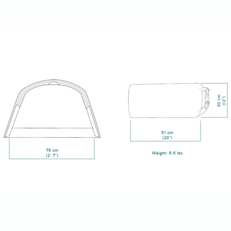 Merkloos Crua Twin Hybrid Tweepersoons Bivitent 5 Merkloos Crua Twin Hybrid Tweepersoons Bivitent - Afbeelding 5