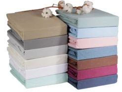 DoubleDry Flanel 90x200 Cm Hoeslaken - Lichtroze -Tentenwinkel 19ee5b18905d6fd1