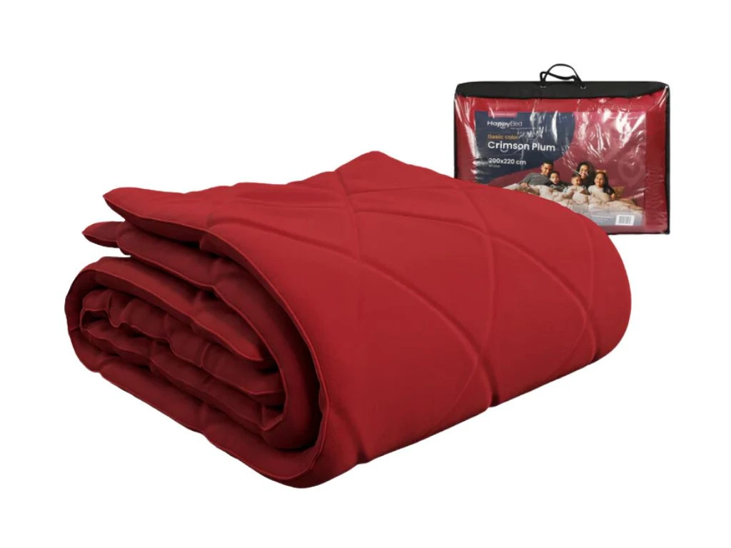 HappyBed Crimson Plum All Year Dekbed - 200x220 Cm 1 HappyBed Crimson Plum All Year Dekbed - 200x220 Cm