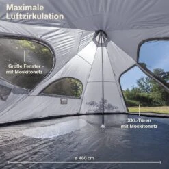 Skandika Hetta 460 Protect Tent - Grey -Tentenwinkel 3c8bdf49a987f03e