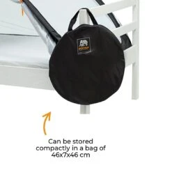 Deryan Luxe Pop Up Zwart Bedtent Klamboe 8 Deryan Luxe Pop Up Zwart Bedtent Klamboe -Tentenwinkel 3f54905239bcec68