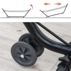 AMANKA 335 X 100 Cm Hangmat Met Frame - Grey -Tentenwinkel 57f50d7e18331711