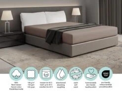 DoubleDry Flanel 90x200 Cm Hoeslaken - Beige -Tentenwinkel 5c7fa50119ad06c8