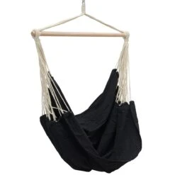 AMANKA 185 X 130 XXL Hangstoel - Black