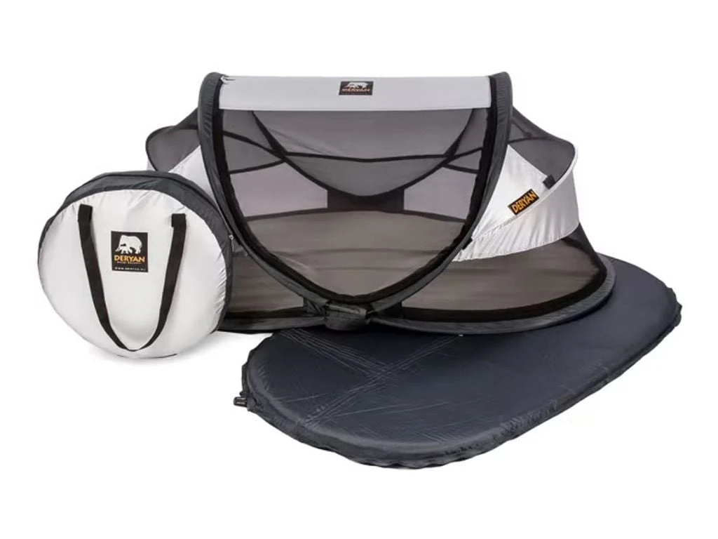 Deryan Baby Luxe Campingbedje Met Zelfopblaasbare Matras 1 Deryan Baby Luxe Campingbedje Met Zelfopblaasbare Matras