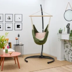 AMANKA 155 X 125 Cm XL Hangstoel - Green -Tentenwinkel 64f84e1c18ab91.22425137