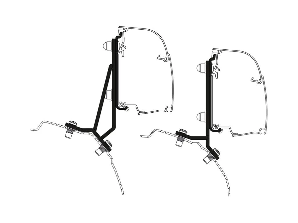 Thule T 4200 Transit / Custom Fixed (LHD) Adapter 1 Thule T 4200 Transit / Custom Fixed (LHD) Adapter