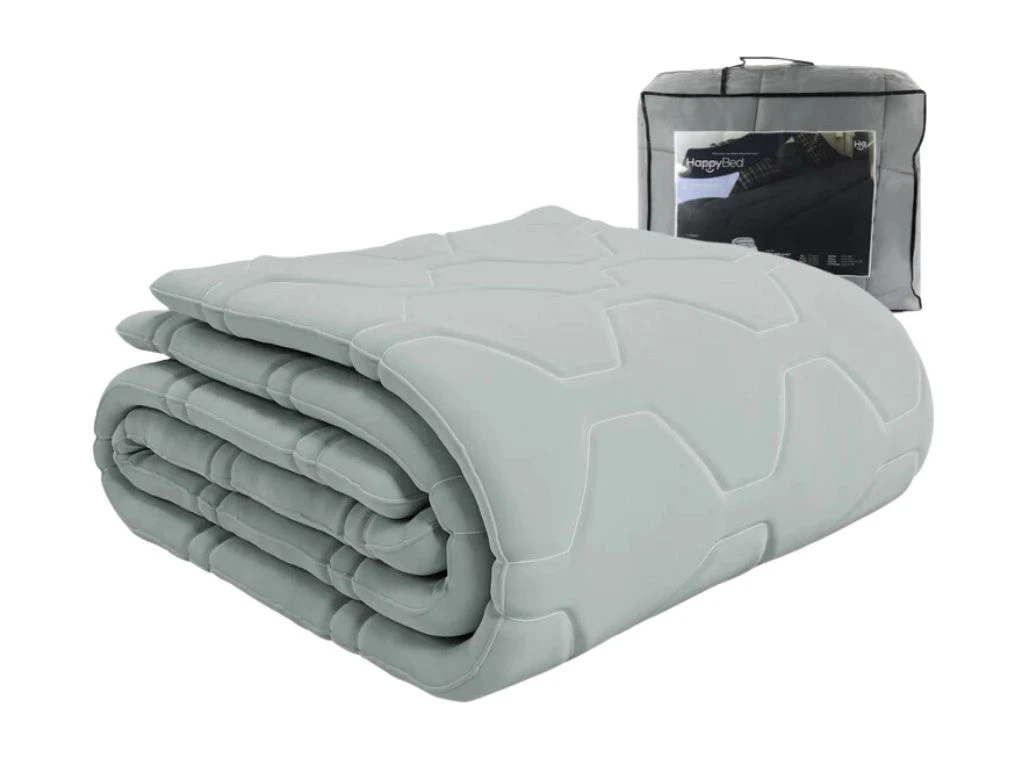 HappyBed Grijs All Year Dekbed - 140x200 Cm 1 HappyBed Grijs All Year Dekbed - 140x200 Cm
