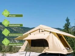 OutdoorU Expedition 4 Personen Daktent - Groen 7 OutdoorU Expedition 4 Personen Daktent - Groen -Tentenwinkel a6a917a8fdedaaa2