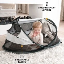 Deryan Baby Luxe Crème Campingbedje -Tentenwinkel d40305b70c3da5eb