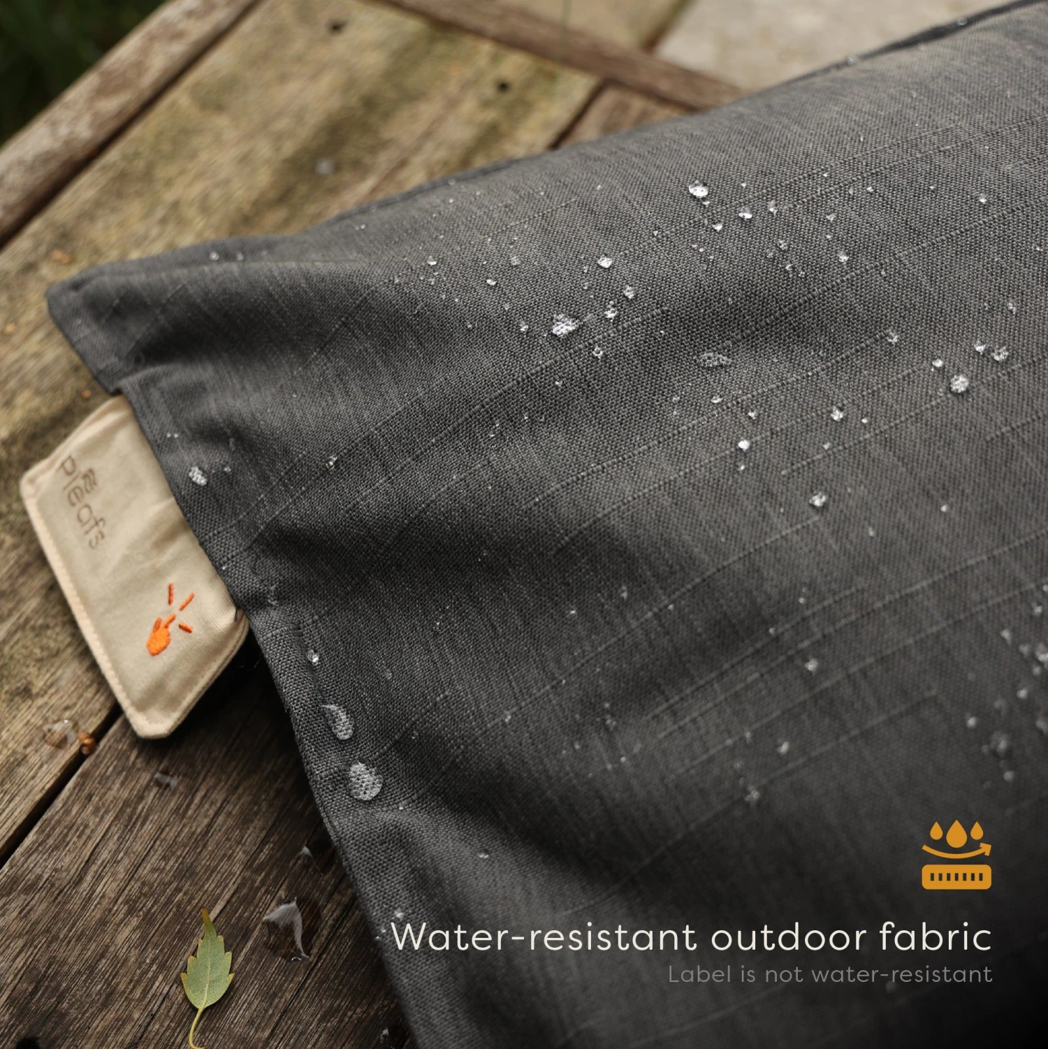Pleafs Warmtekussen Outdoor 45x60cm - Carbon 6 Pleafs Warmtekussen Outdoor 45x60cm - Carbon - Afbeelding 6