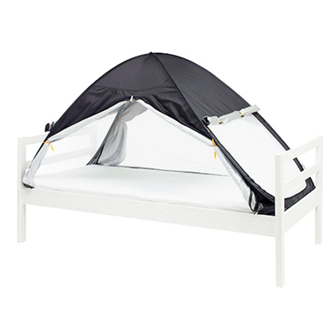 Deryan Luxe Pop Up Zwart Bedtent Klamboe 1 Deryan Luxe Pop Up Zwart Bedtent Klamboe
