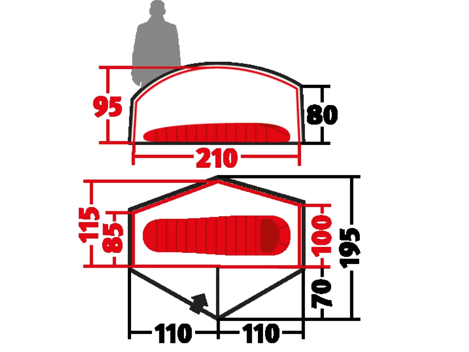 Wechsel Bella Trekkerstent 6 Wechsel Bella Trekkerstent - Afbeelding 6