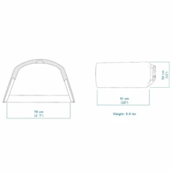 Merkloos Crua Outdoors Hybrid Shelter Bivi Tent -Tentenwinkel fac1e8c9e57c2a3b