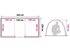 Obelink Napels 4 TC Tunneltent -Tentenwinkel obelink napels 4 tc floor plan ecommerce acf1 1 2